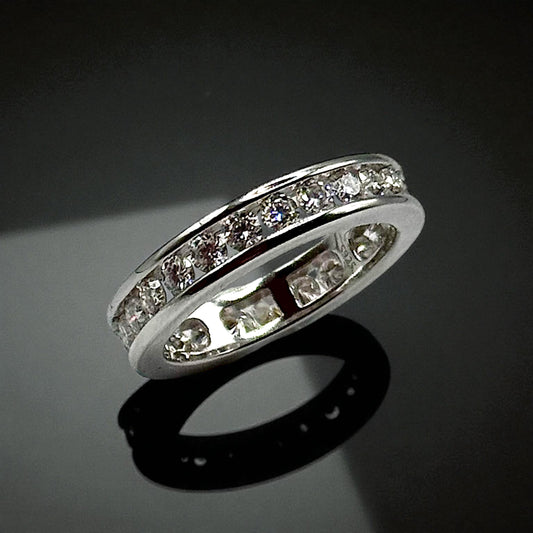 1.4ct Eternity Band, White Gold (VVS1/D/Excellent)