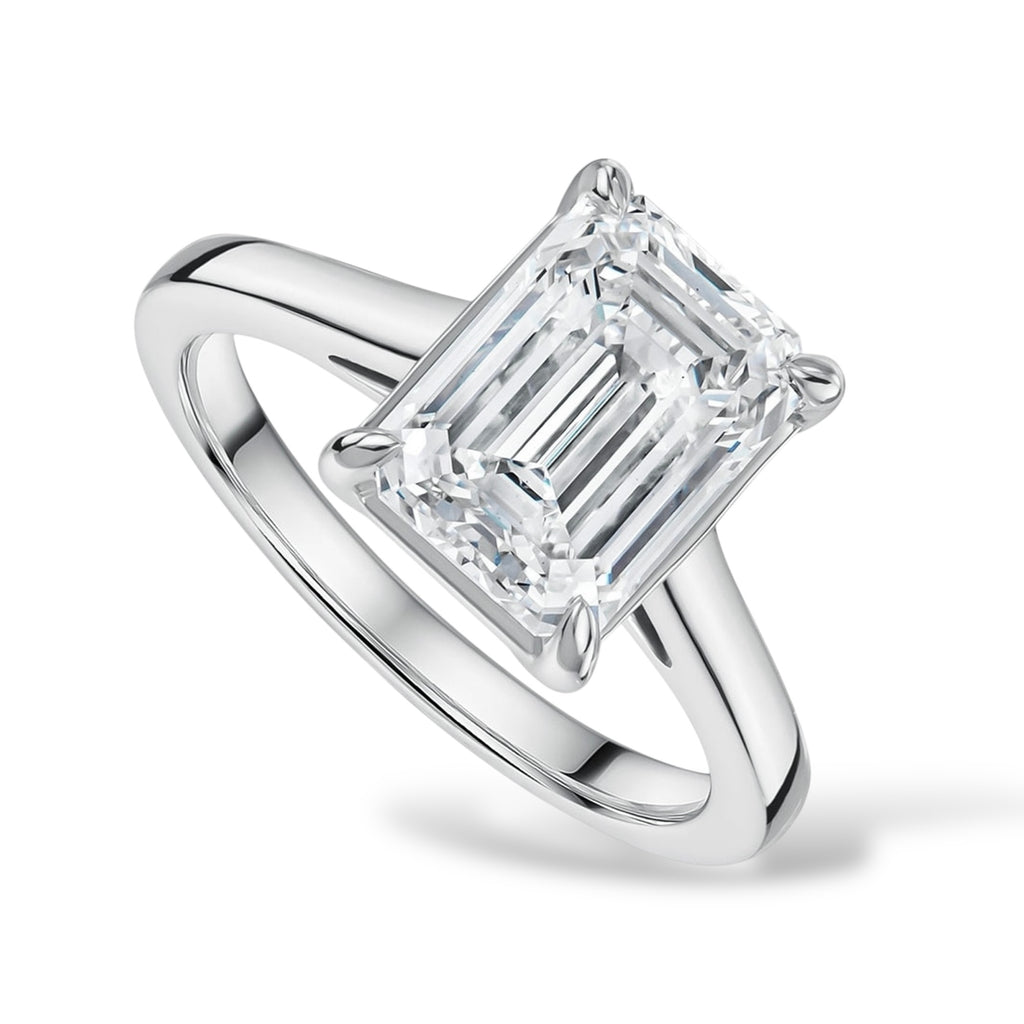 2.00ct Emerald Cut Solitaire Engagement Ring
