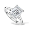 2.00ct Emerald Cut Solitaire Engagement Ring