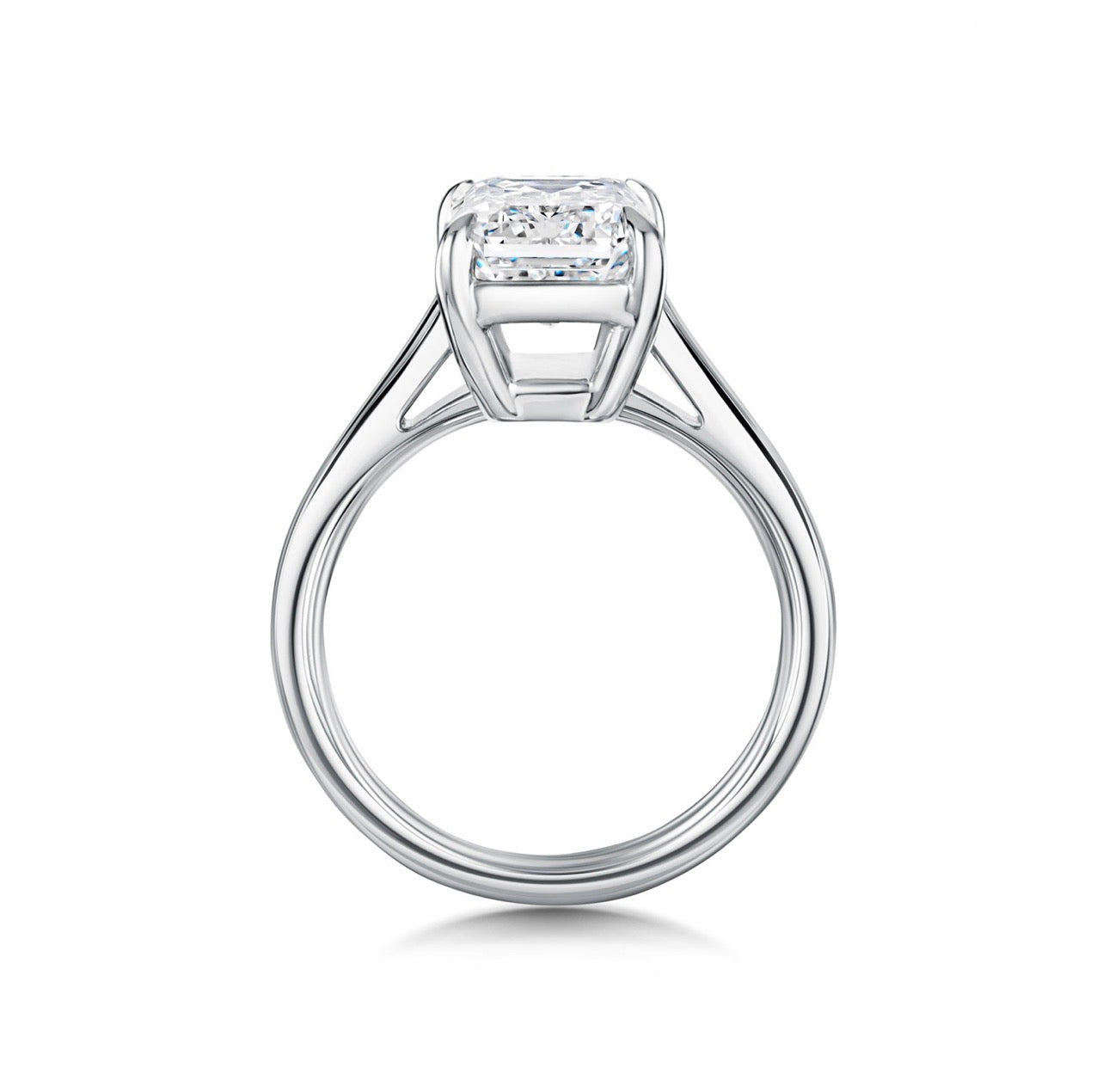 2.00ct Emerald Cut Solitaire Engagement Ring