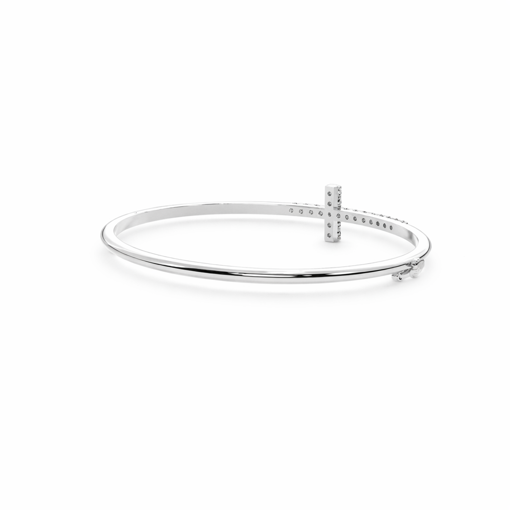 Pavé Cross Bangle