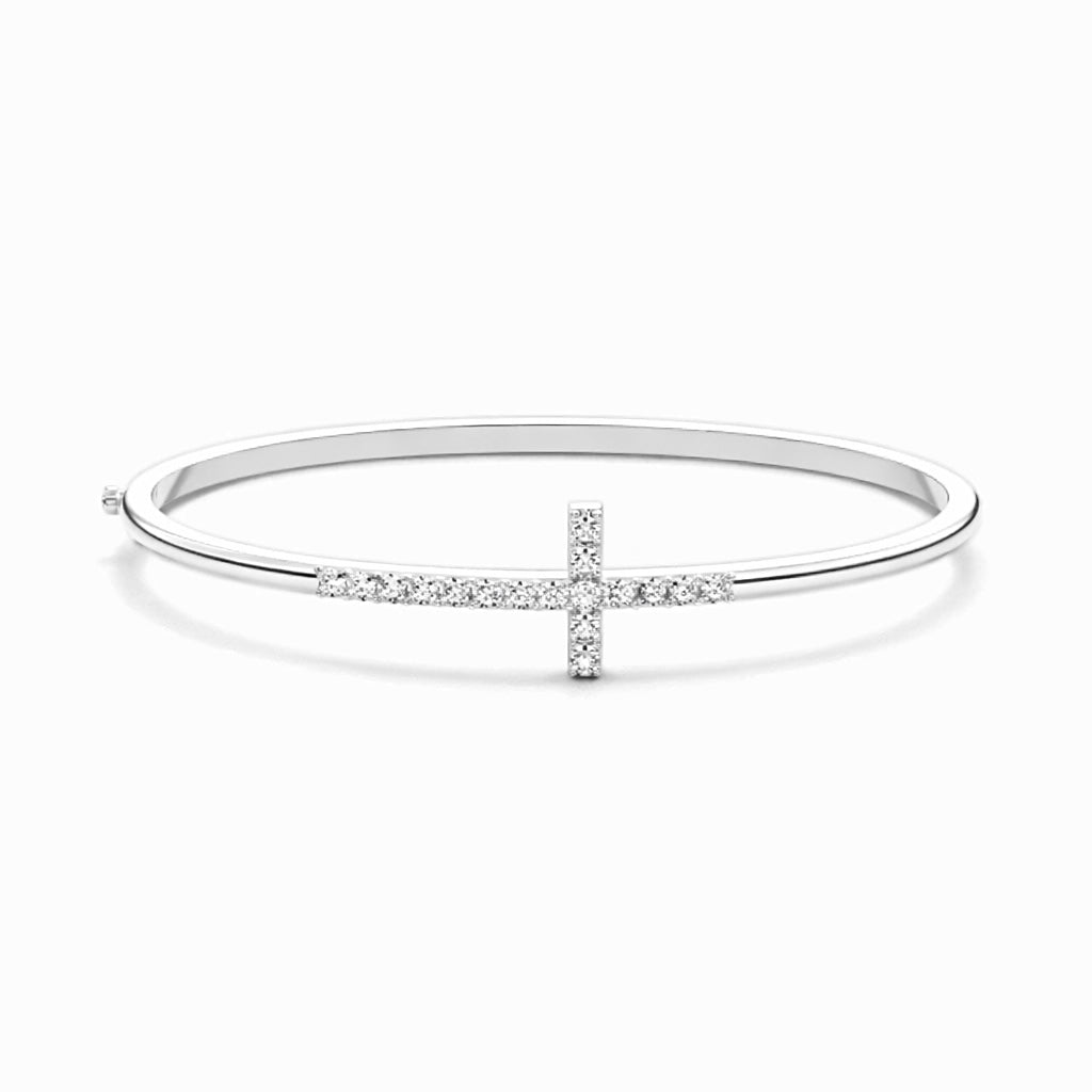 Pavé Cross Bangle