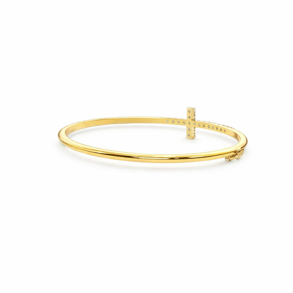 Pavé Cross Bangle