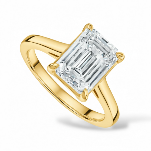 2.00ct Emerald Cut Solitaire Engagement Ring