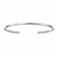 Pavé Open Cuff Skinny Bangle