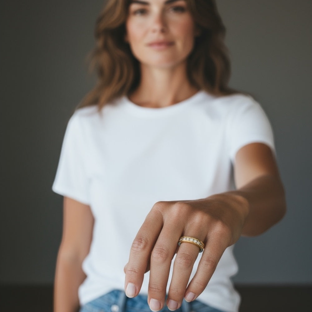 1.4ct  Eternity Band, Yellow Gold (VVS1/D/Excellent)