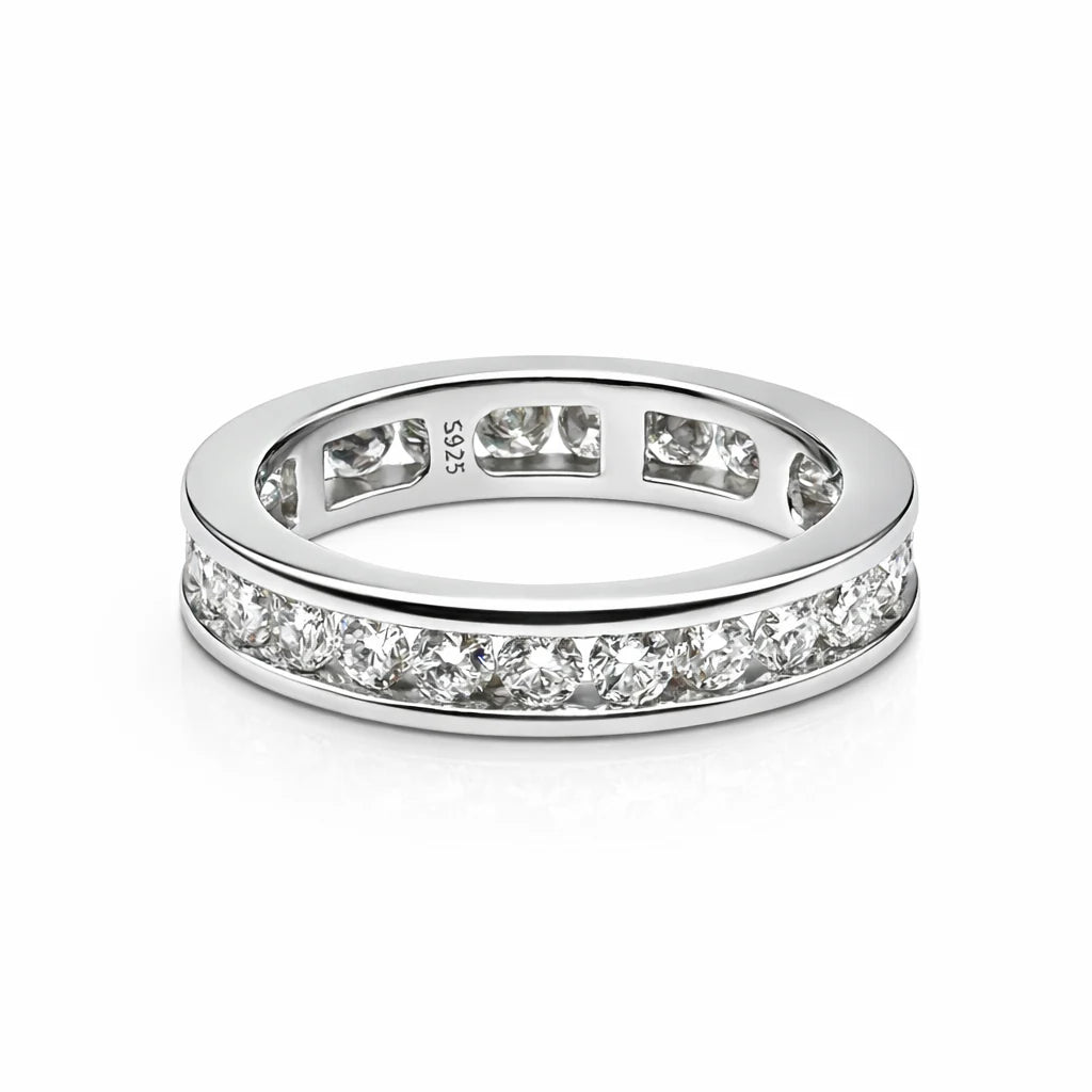 Channel Set Eternity Band