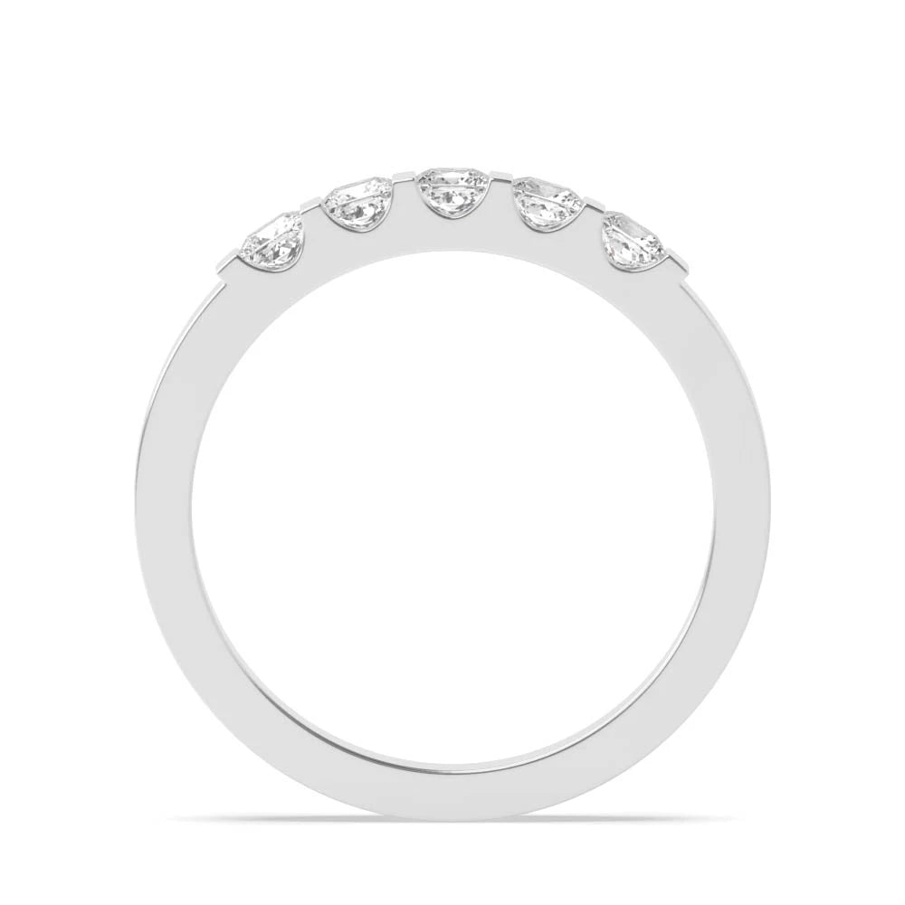 Tension setting Classic Square-Cut Diamond Band