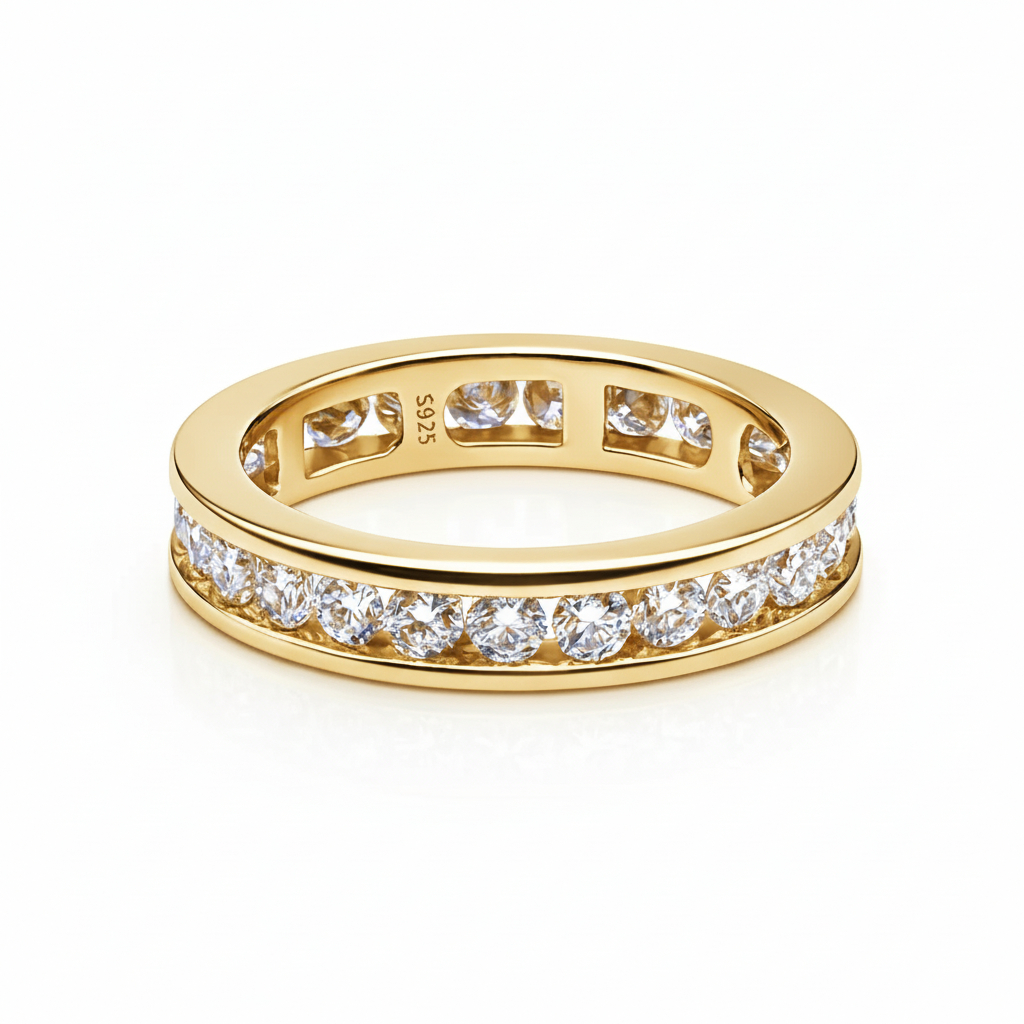 Channel Set Eternity Band