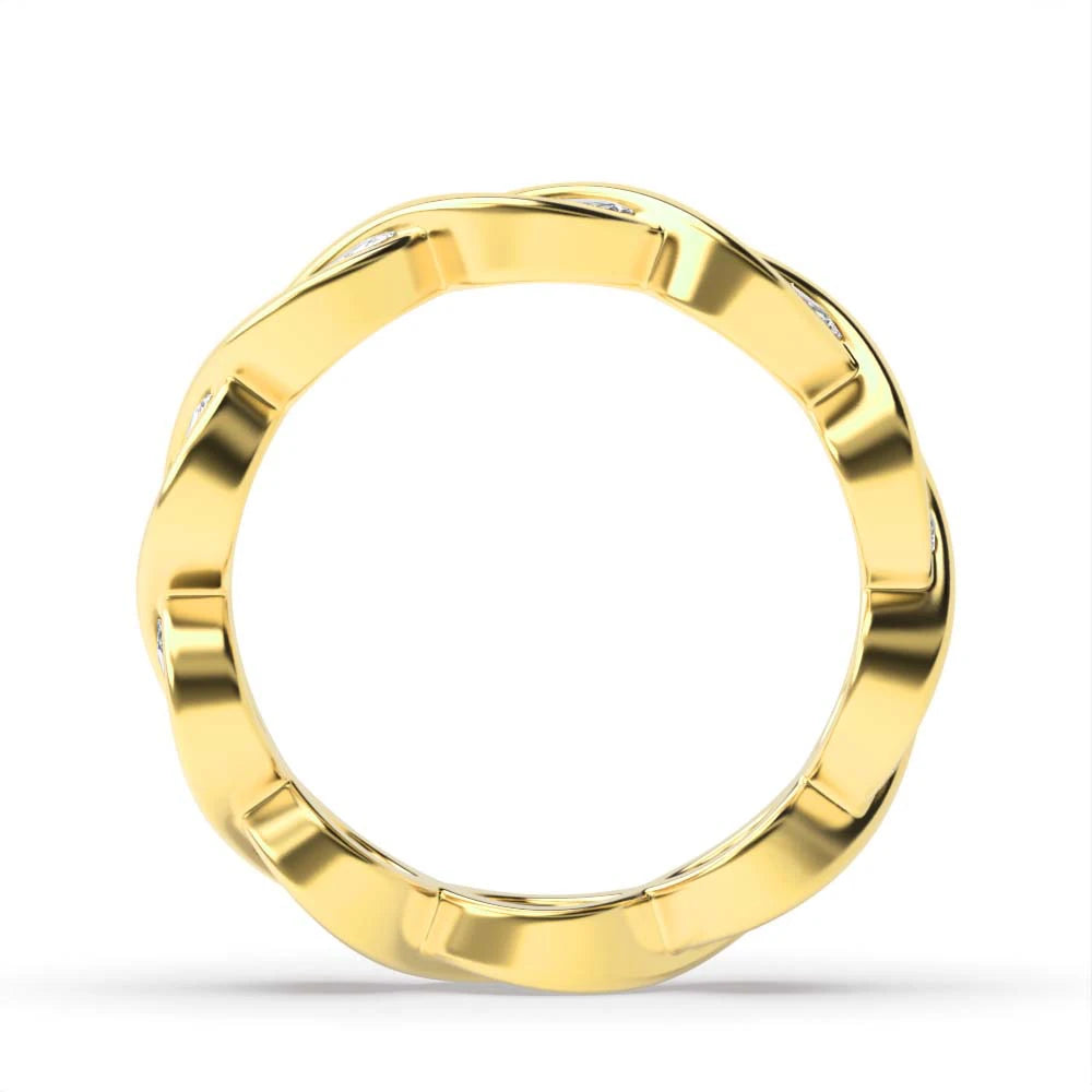 Marquise-cut Eternal Love Diamond Infinity Ring