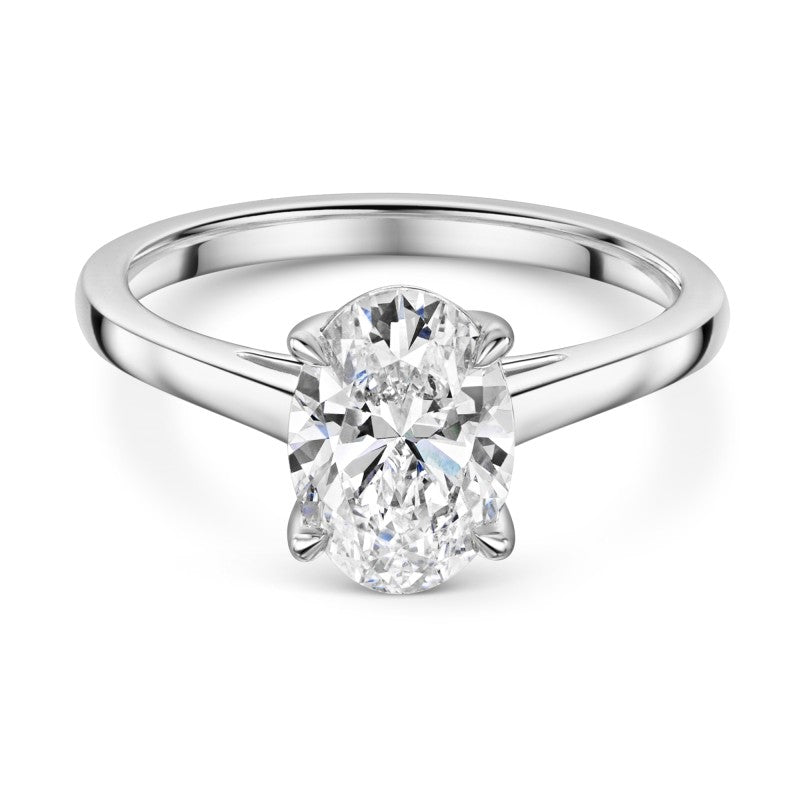 2.00ct Oval Diamond Solitaire Engagement Ring