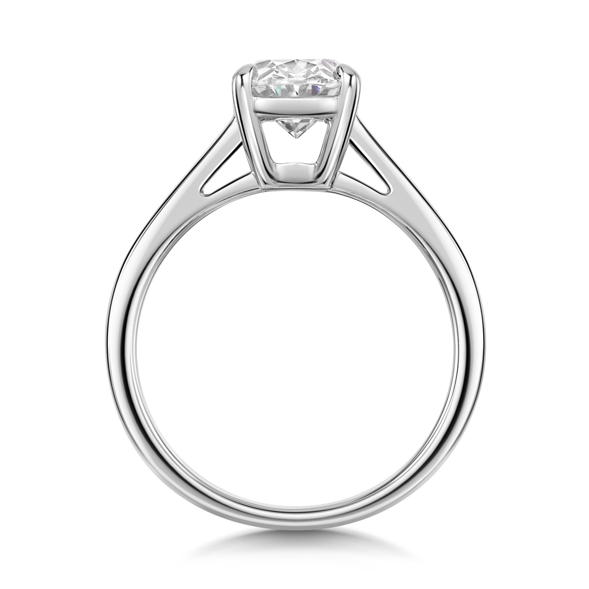2.00ct Oval Diamond Solitaire Engagement Ring